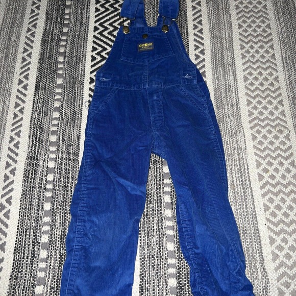 OshKosh B’gosh Other - Vintage Osh Kosh B'Gosh VESTBAK Bib Overalls Toddler 4T Corduroy Blue USA